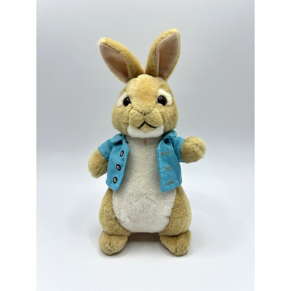 Peter Rabbit TY Beanie Baby Cotton Tail Bunny 8" Plush Stuffed Animal Toy 2018